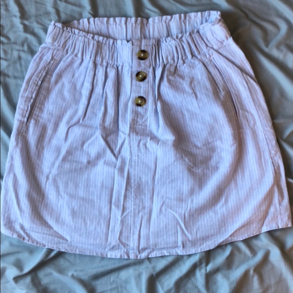 Light Blue Mini Skirt